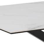 Tavolo da pranzo Holcot rettangolare Effetto marmo bianco - Larghezza: 160 cm