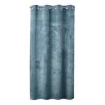 Gordijn Velvet polyester - Blauw - 140 x 270 cm