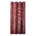 Gordijn Velvet polyester - Roze - 140 x 270 cm