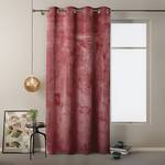 Gordijn Velvet polyester - Roze - 140 x 270 cm