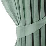 Vorhang mit Kräuselband Velvet Polyester - Mint - 140 x 270 cm