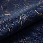 Gordijn Velvet Lightning polyester - Donkerblauw