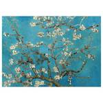Canvas Almond Blossom Poliestere PVC / Legno di abete rosso - Blu