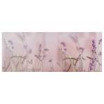 Impression sur toile Natur Lavender Polyester PVC / Épicéa - Violet / Gris