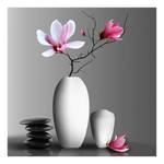 Impression sur toile Floral Magnolia Polyester PVC / Épicéa - Rose