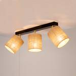Plafondlamp Jute V linnen/staal - Aantal lichtbronnen: 3