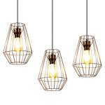 Hanglamp Endorfina VII staal - 3 lichtbronnen