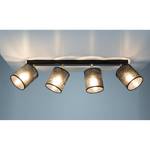 Plafondlamp Nevoa II textielmix/staal - Aantal lichtbronnen: 4