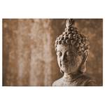Leinwandbild Buddha Asian Culture Polyester PVC / Fichtenholz - Beige