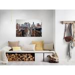 Quadro New York Views Poliestere PVC / Legno di abete rosso - Marrone / Grigio