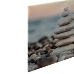 Canvas Stone Beach Poliestere PVC / Legno di abete rosso - Grigio / Blu - Grigio / Blu