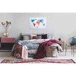 Afbeelding Colourful World polyester PVC/sparrenhout - meerdere kleuren/blauw