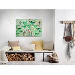 Impression sur toile Mosaic Birds Polyester PVC / Épicéa - Vert