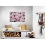 Impression sur toile Songbirds Polyester PVC / Épicéa - Rose