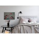 Impression sur toile Dancing Kois Polyester PVC / Épicéa - Gris / Rouge