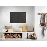 Canvas Modern Metropolitan Poliestere PVC / Legno di abete rosso - Nero