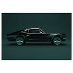 Canvas Ford Mustang Poliestere PVC / Legno di abete rosso - Nero / Verde