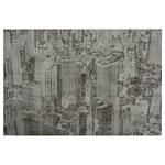 Afbeelding City Downtown polyester PVC/sparrenhout - grijs