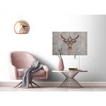 Afbeelding Deer & Big Three polyester PVC/sparrenhout - grijs/bruin