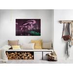 Impression sur toile Fantasy Nature Polyester PVC / Épicéa - Lilas