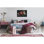 Impression sur toile Blumen Drama Queen Polyester PVC / Épicéa - Rouge