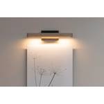 LED-wandlamp Forestier I massief grenenhout/staal - 1 lichtbron