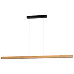 Suspension Forestier VI Pin massif / Acier - 1 ampoule