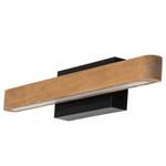 LED-wandlamp Forestier V massief grenenhout/staal - 1 lichtbron