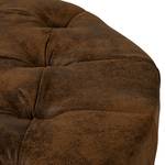 Polsterhocker Dale Microfaser Goda: Cognac