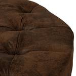 Repose-pieds Dalane Microfibre Goda: Marron chocolat