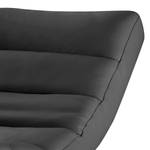 Chaise longue Kasson Microfibra Bice: grigio scuro - Nero