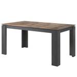 Eettafel Universal met uitschuiffunctie - wild eikenhouten look/grafiet