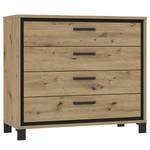 Commode Roland Marron - Bois manufacturé - 105 x 81 x 41 cm