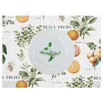 Set de table 7699 Coton - Vert / Orange