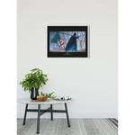 Wandbild Vader Luke Carbonit Room Orange / Blau - Papier - 70 cm x 50 cm