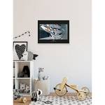 Wandbild Star Wars X-Wing vs TIE-Fighter Grau - Papier - 70 cm x 50 cm