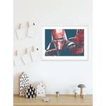 Tableau déco Star Wars Faces Kylo Rouge / Noir - Papier - 70 x 50 cm