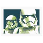 Afbeelding Star Wars Faces Stormtrooper zwart/wit - papier - 70 cm x 50 cm