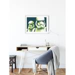 Afbeelding Star Wars Faces Stormtrooper zwart/wit - papier - 70 cm x 50 cm
