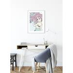 Ariel Wandbild Aquarell