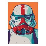 Wandbild Mandalorian Stormtrooper Mehrfarbig - Papier - 50 cm x 70 cm