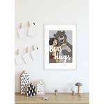 Poster Bear Hug Multicolore - Carta - 50 cm x 70 cm