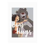 Poster Bear Hug Multicolore - Carta - 50 cm x 70 cm