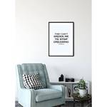 Afbeelding Cinderella Quote meerdere kleuren - papier - 50 cm x 70 cm