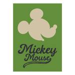 Afbeelding Mickey Mouse Green Head groen/zwart - papier - 50 cm x 70 cm