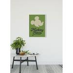 Wandbild Green Mickey Head Mouse