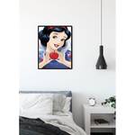 Wandbild Snow White Portrait Mehrfarbig - Papier - 50 cm x 70 cm