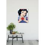 Tableau déco Snow White Portrait Multicolore - Papier - 50 x 70 cm