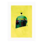 Tableau déco Star Wars Helmets Boba Fett Multicolore - Papier - 50 x 70 cm