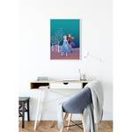 Tableau déco Frozen Sisters Multicolore - Papier - 50 x 70 cm